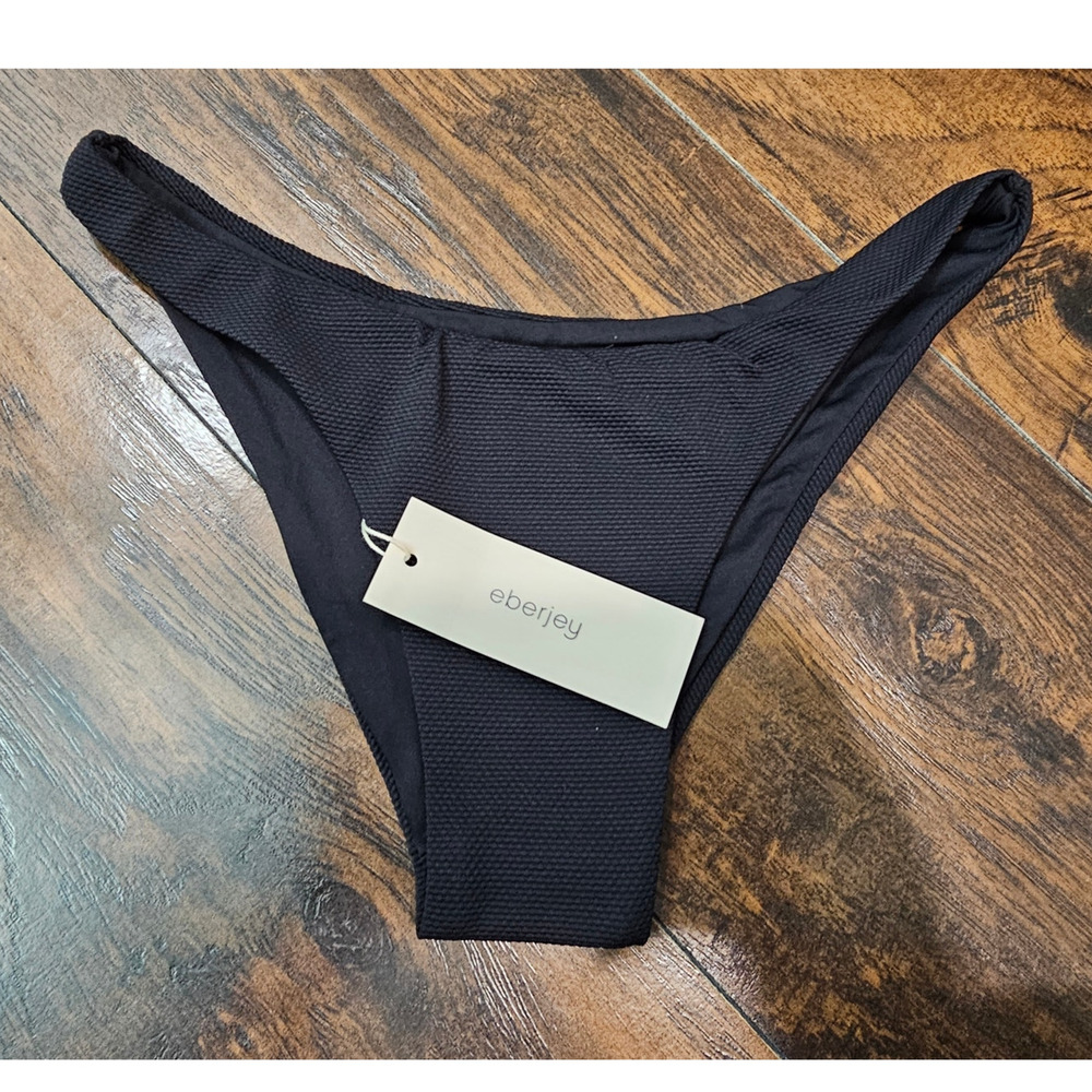 Eberjey black Bikini bottom Size Large New